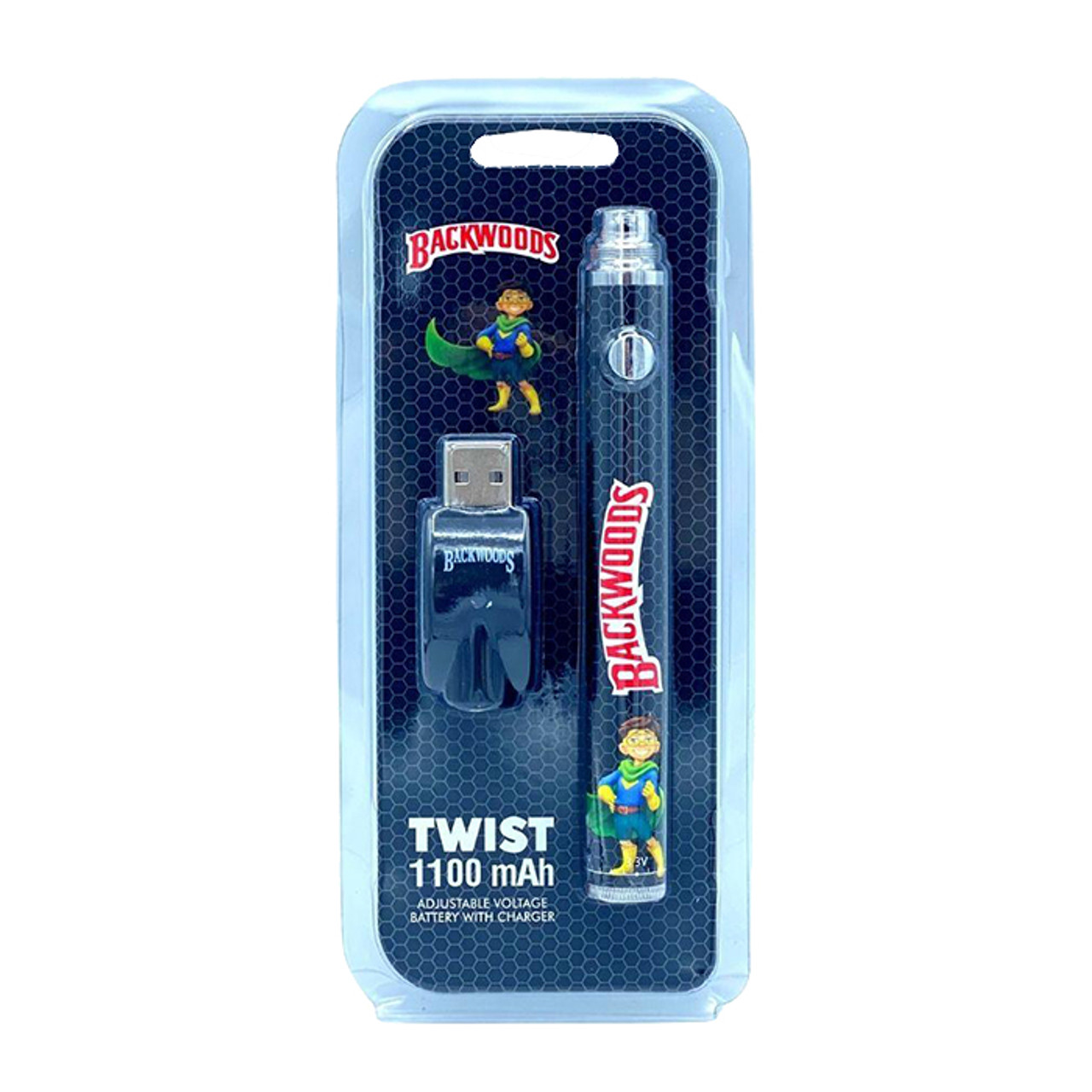 510 Thread Battery Australia​ - Backwoods Twist 1100mAh