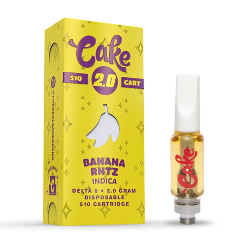 Vape Cartridge​ - Cake 2000mg 510 THC Cartridge - Banana Runtz