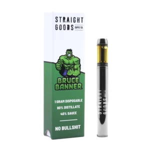 Weed Vape Australia - Straight Goods 1000mg Weed Pen - Bruce Banner
